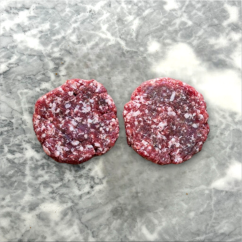 2 Farmstyle Beef Steak Burgers, Avg 550g